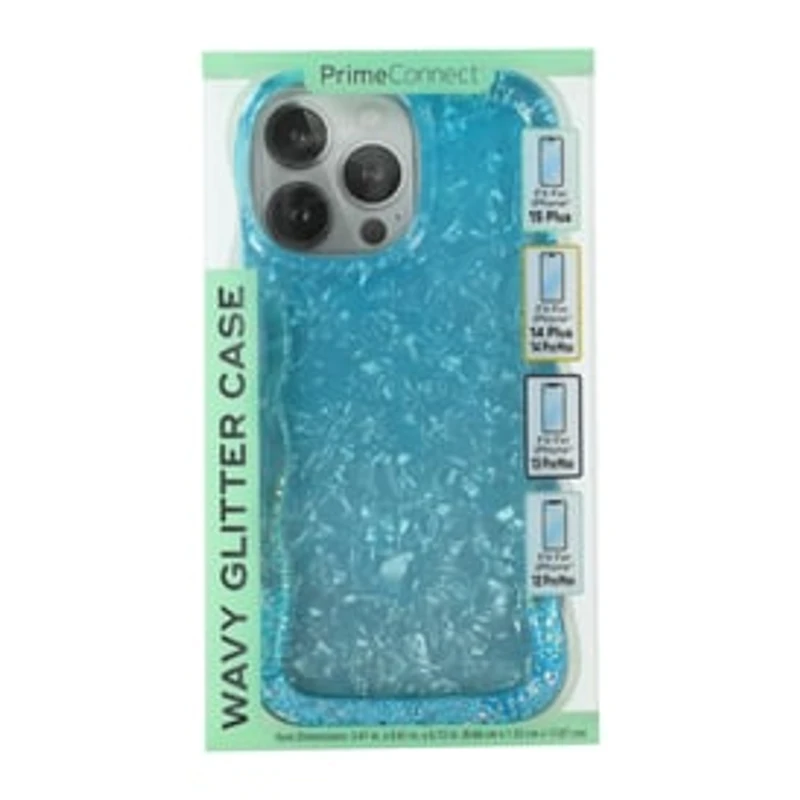 iPhone 15 Plus®/14 Pro Max® Wavy Glitter Phone Case