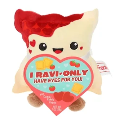 I Ravi-Only Have Eyes For You! Plush With Gummy Candy Hearts 1oz