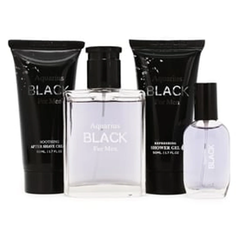 Aquarius Black For Men Pour Homme 3-Piece Gift Set