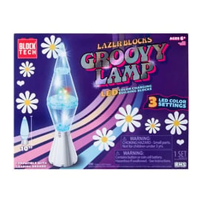 Block Tech® Lazer Blocks Groovy Lamp LED Building Set