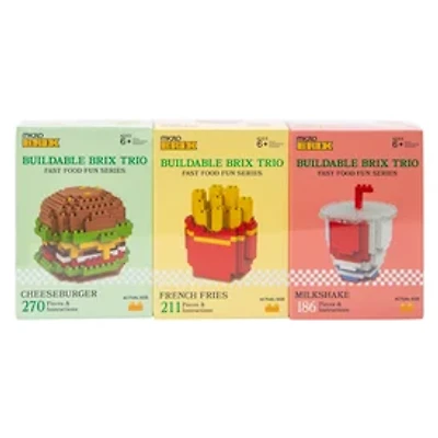 Micro Brix Buildable Trio 3-Pack