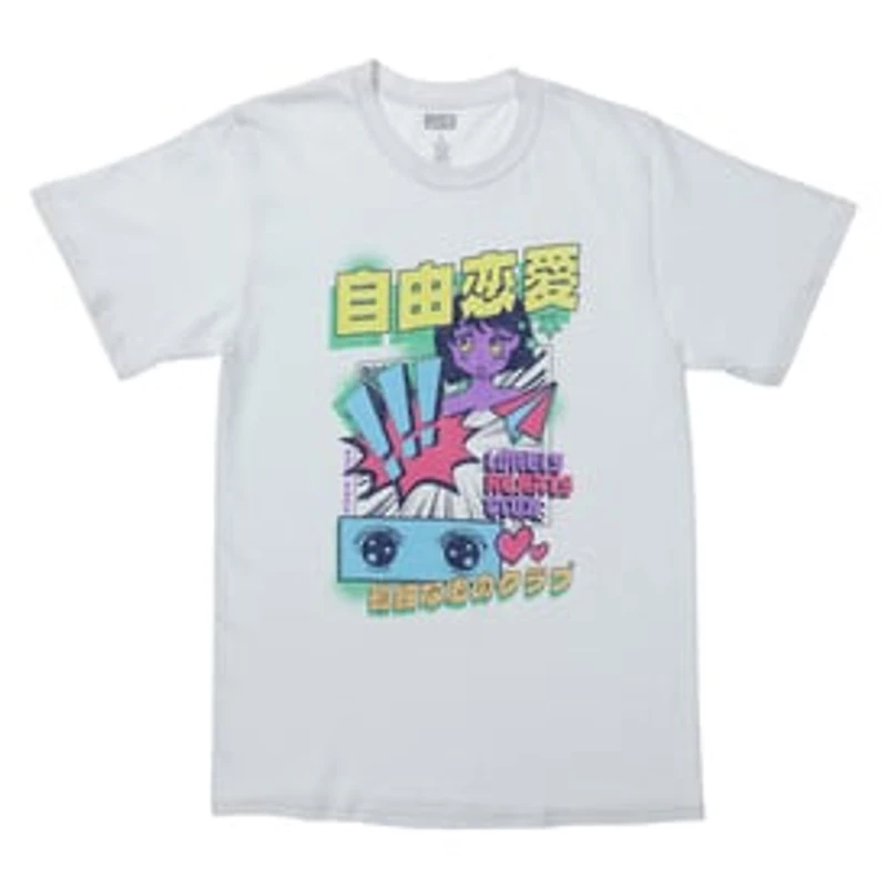 Anime 'Lonely Hearts Club' Graphic Tee