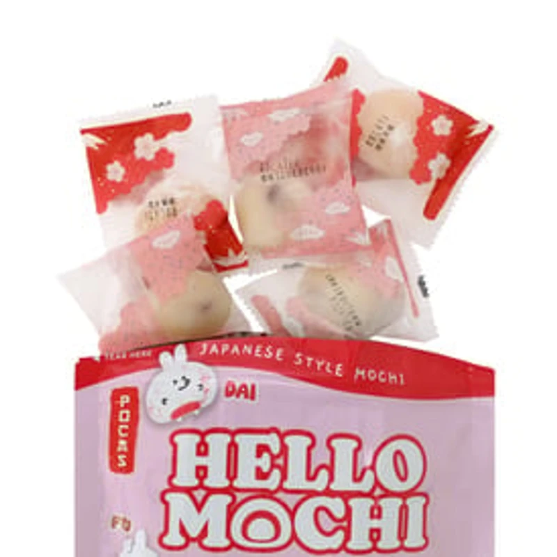 Pocas Hello Mochi Mixed Fruit Flavor Mochi 5.2oz