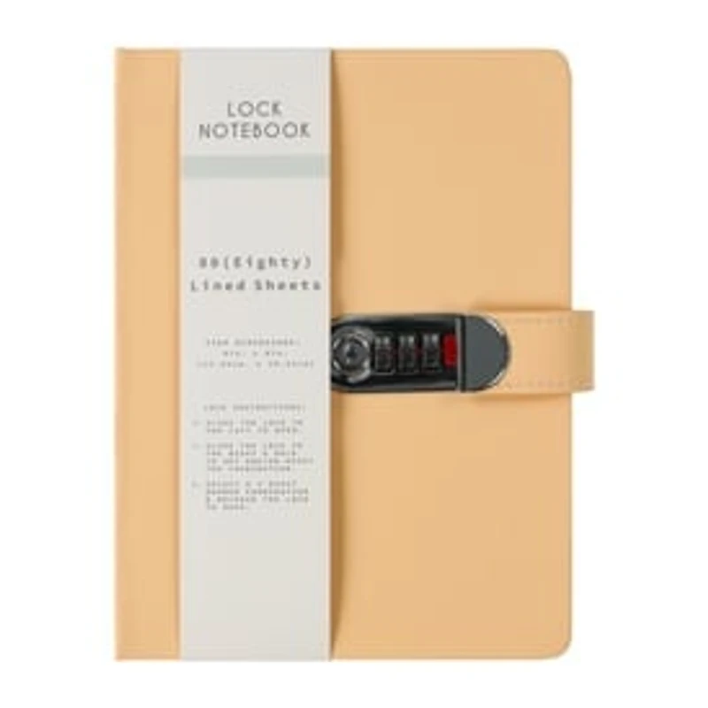 Lock Notebook 6inx8in