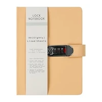 Lock Notebook 6inx8in