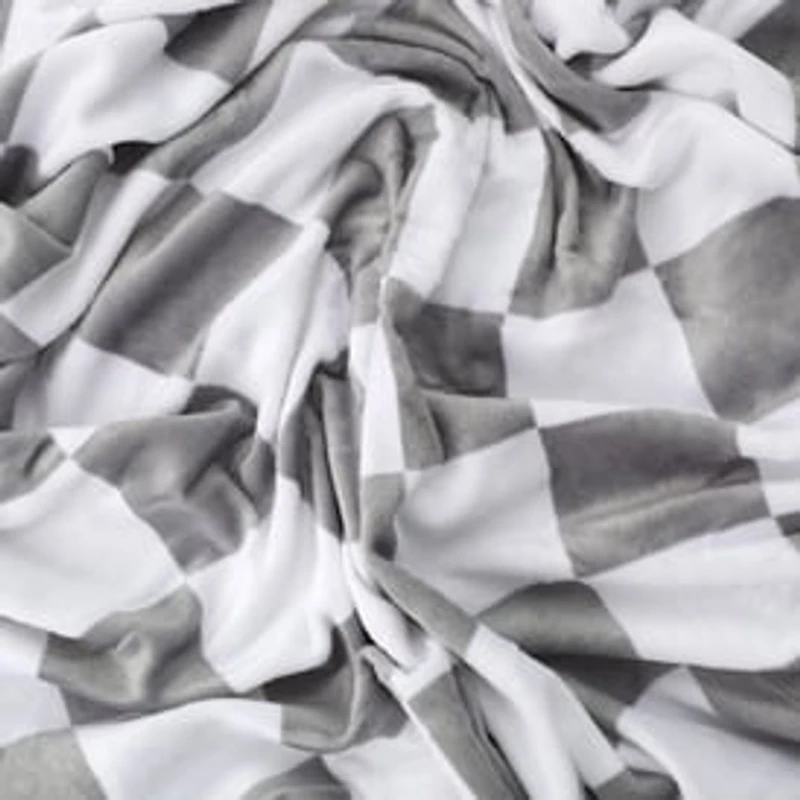 2-Sided Plush Throw 50inx60in