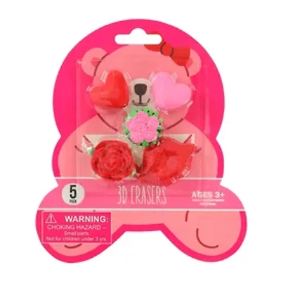 3D Erasers 5-Pack