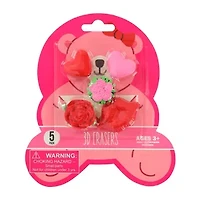 3D Erasers 5-Pack