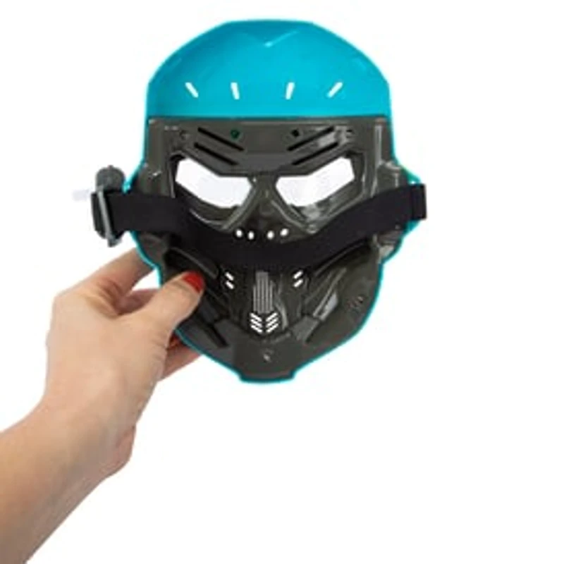 Light-Up Hero Combat Costume Mask
