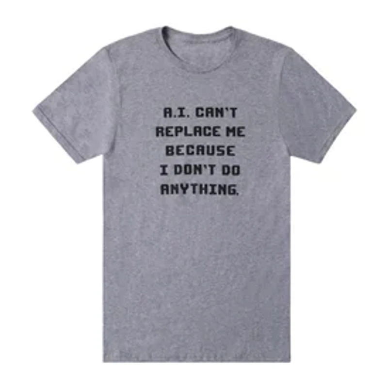 AI Can't Replace Me Graphic Tee