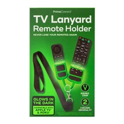 Glow In The Dark TV Lanyard Remote Holder