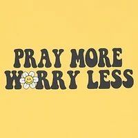 'Pray More, Worry Less' Graphic Tee
