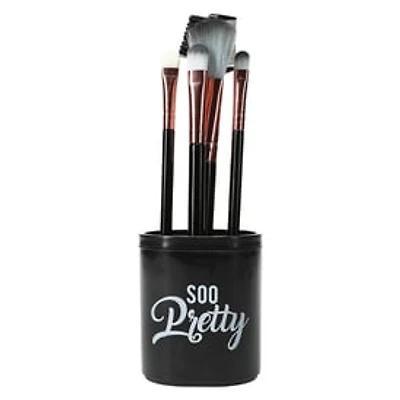 Gina Beauty™ Makeup Brush Set With Holder 6-Count