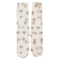 Ladies Glitter Star Sheer Socks