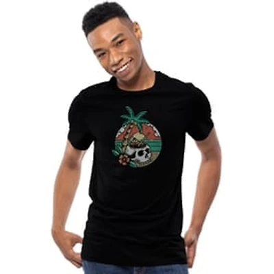 Tropical Skull Graphic Tee