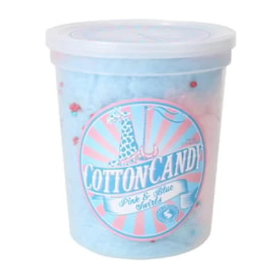 Pink & Blue Swirls Cotton Candy Tub