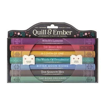 Quill & Ember Premium Quality Incense 70- Variety Pack