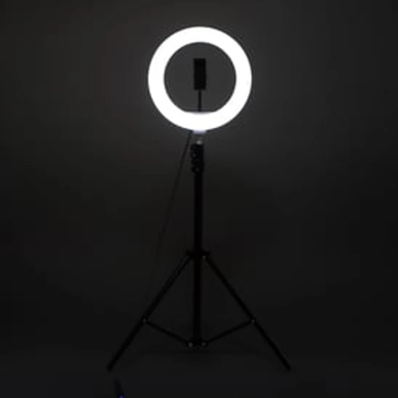 Extendable Tripod With Ring Light Set