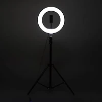 Extendable Tripod With Ring Light Set