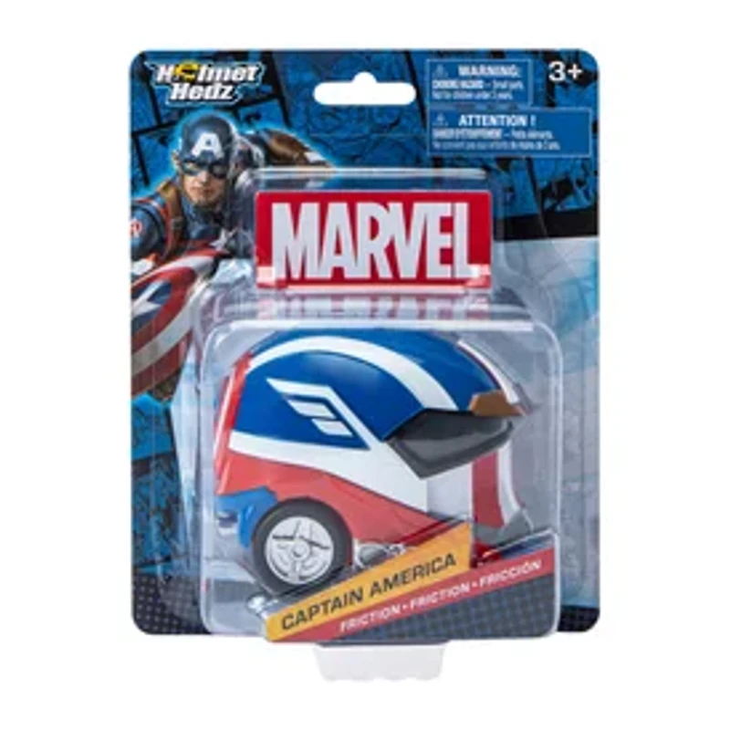 Disney Marvel Helmet Hedz Friction Car Toy