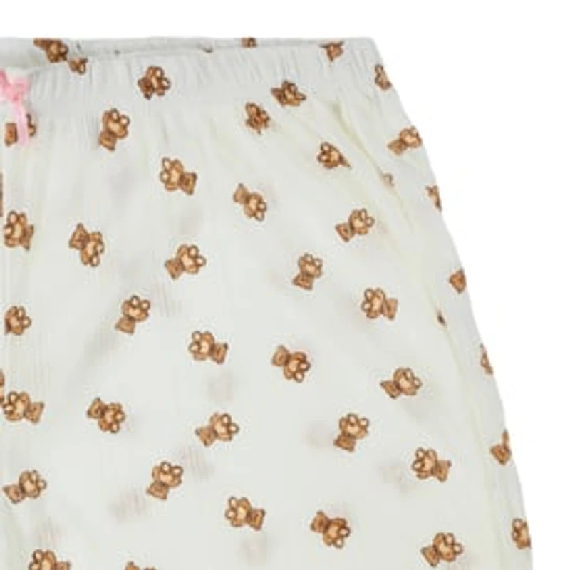 Juniors 3-Piece Pointelle Pajama Set