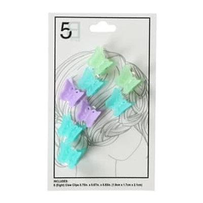 Mini Butterfly Claw Clips 8-Count