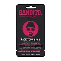 Bandito. By Masque B.A.R™ Pack Your Bags Patches 2-Pairs