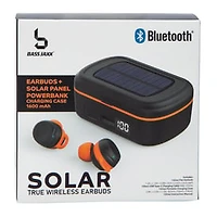 Solar True Wireless Earbuds With Mic