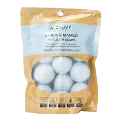 Alchemy Living™ Essential Oil-infused Bath Bombs 10-Count