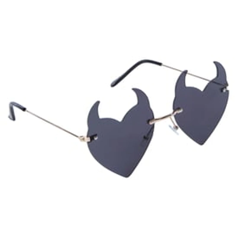 Ladies Devil Heart Sunglasses