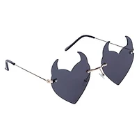 Ladies Devil Heart Sunglasses