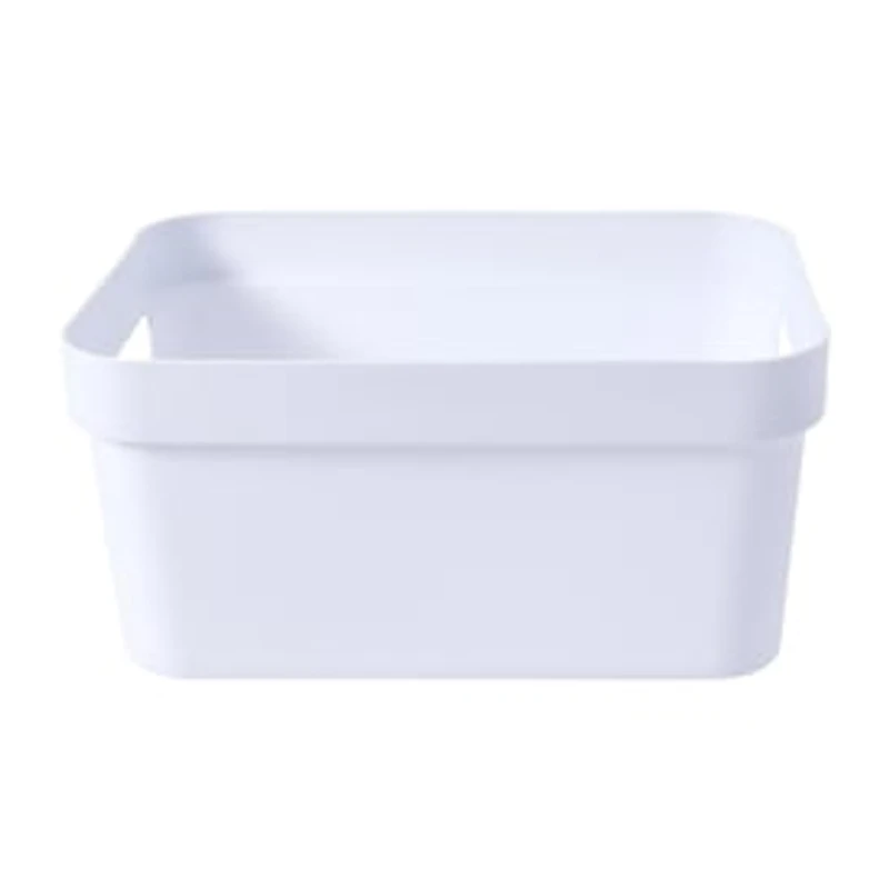 Medium White Storage Bin