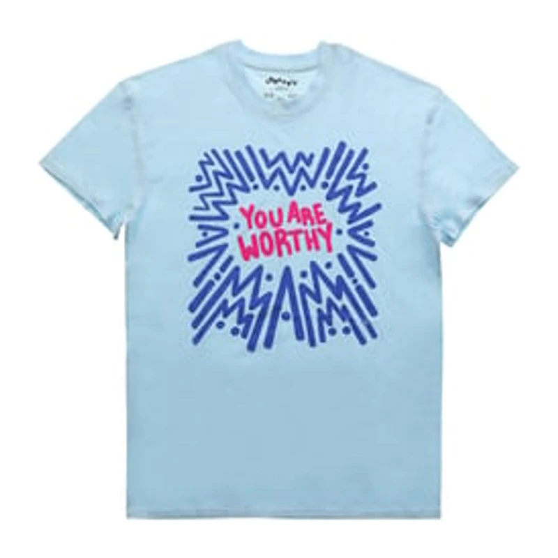 'You Are Worthy' by Lo Harris Graphic Tee