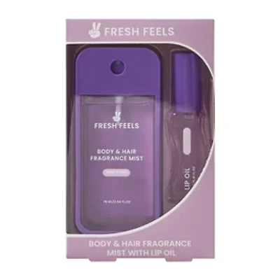 Fresh Feels Berry Kiss Body & Hair Fragrance Mist With Lip Oil
