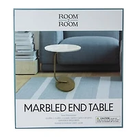 Marble End Table 13.38in x 13.38in