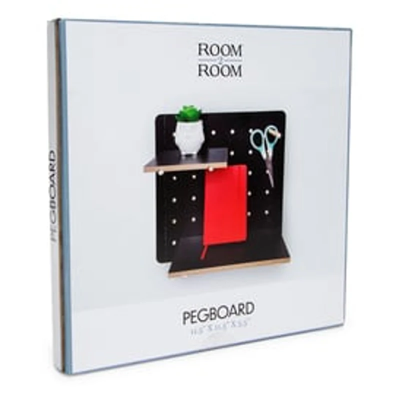 Pegboard Shelf Organizer 11.5in x