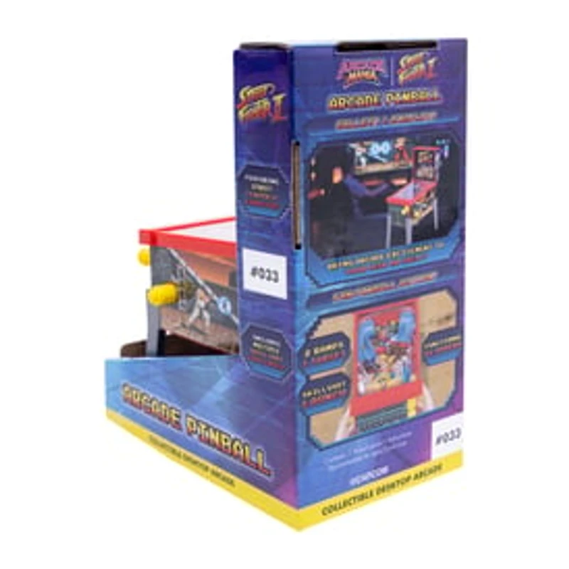 Arcade Mania™ Street Fighter II Pinball Collectible Desktop Arcade