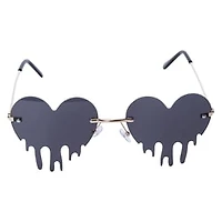 Ladies Drip Heart Sunglasses