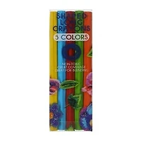Shaped Long Crayons 5-Pack