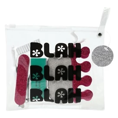 Blah Blah Blah Travel Pedicure Set 10-Piece
