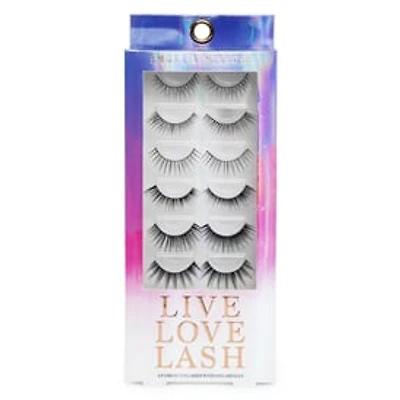 Smoke & Mirrors False Eyelashes 6-Pairs + Glue Set