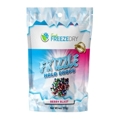 Fr'izzle Halo Drops Berry Blast Freeze Dried Candy 4oz