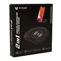 2 in 1 Wireless Charging Pad & Phone Stand