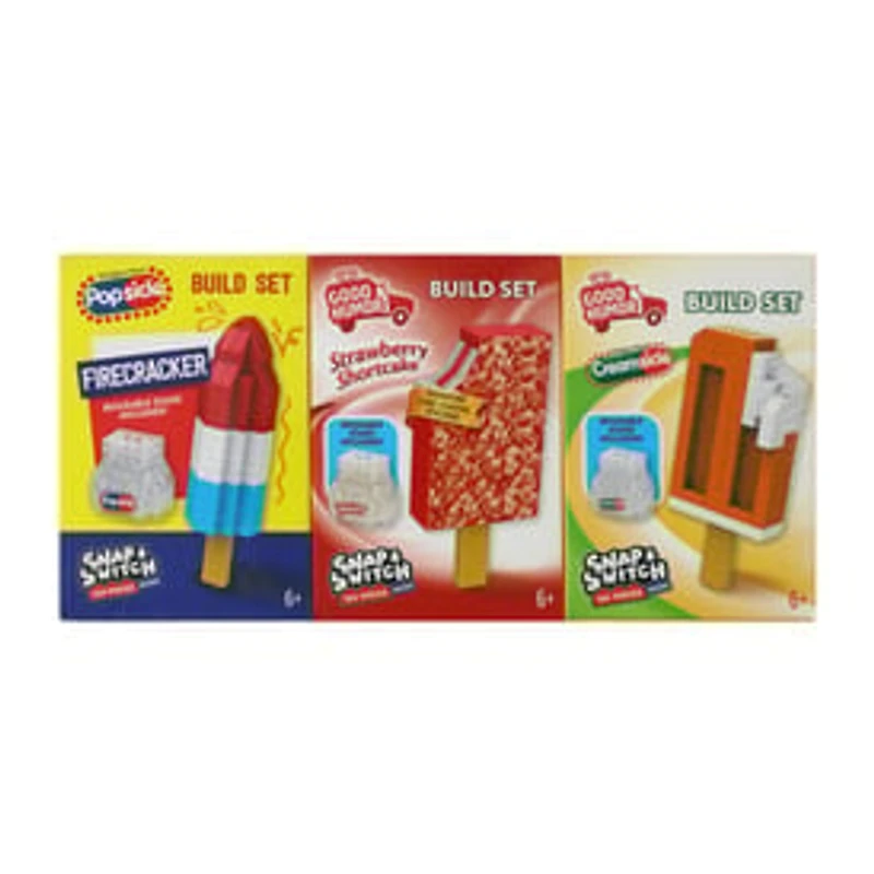Licensed Popsicles Snap & Switch Build Set 3-Pack