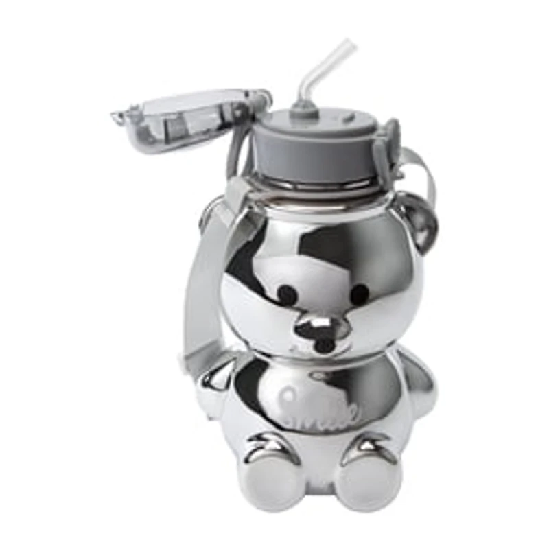 Silver Bear Smile Hydration Bottle 33oz