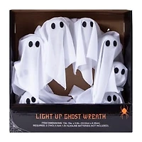 Light Up Ghost Wreath