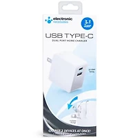3.1 Amp USB-C Dual Port Home Charger