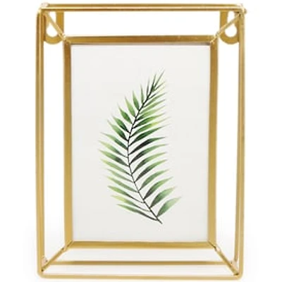Dimensional Picture Frame w/ Print (Fits 4in x 6in Photo)