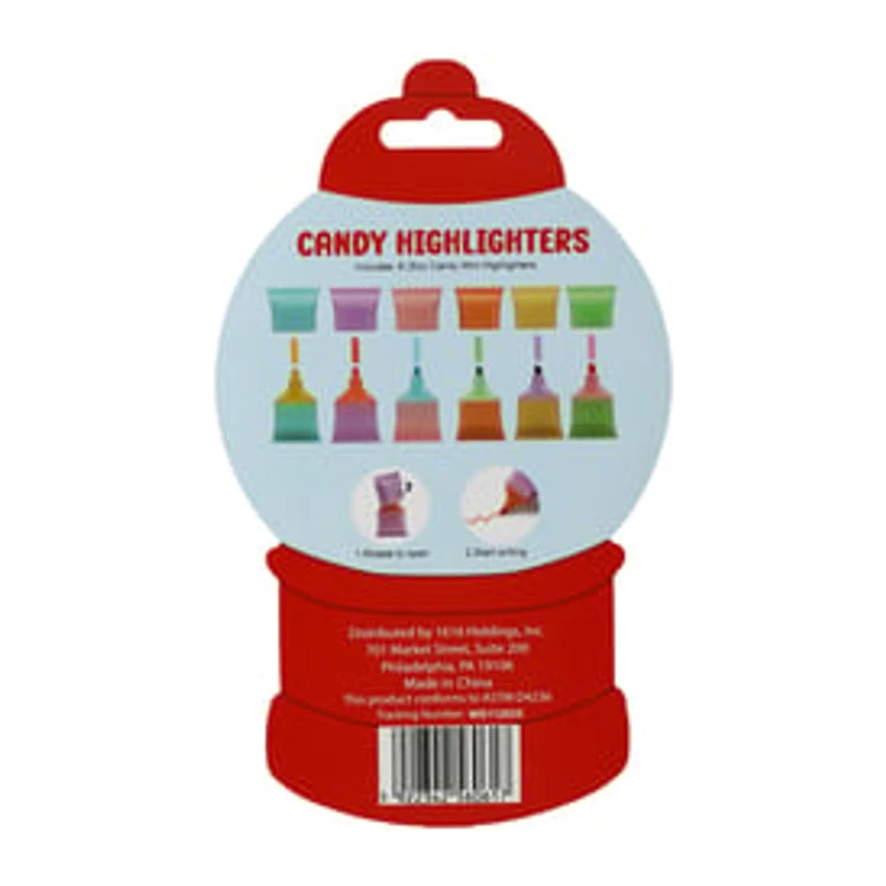 Candy Highlighters 6-Pack
