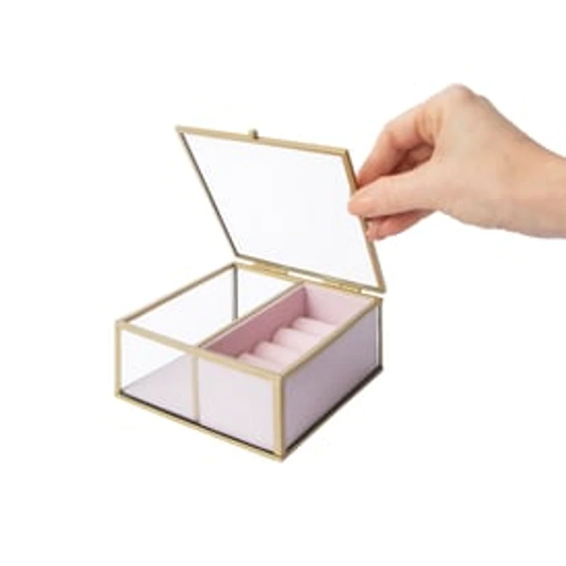 Glass Jewelry Box